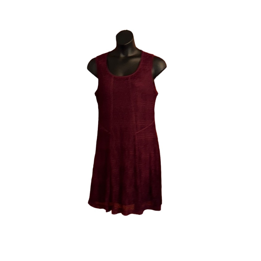 💜💜 ALFANI Ladies Lacey Lined Maroon Dress Size XL